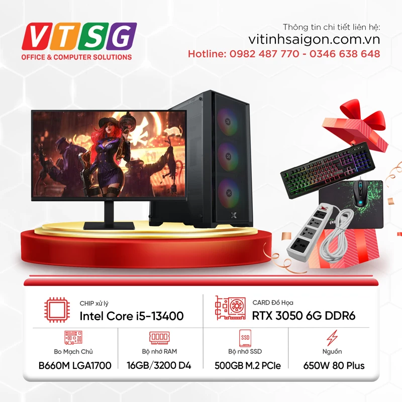 Máy Tính Chơi Game Thế Hệ 13 i5-13