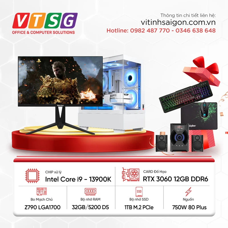 Máy Tính Chơi Game i9-13900K Z01