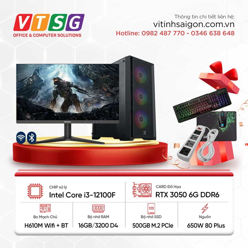 Máy Tính Gaming Thế Hệ 12 I3-12 02