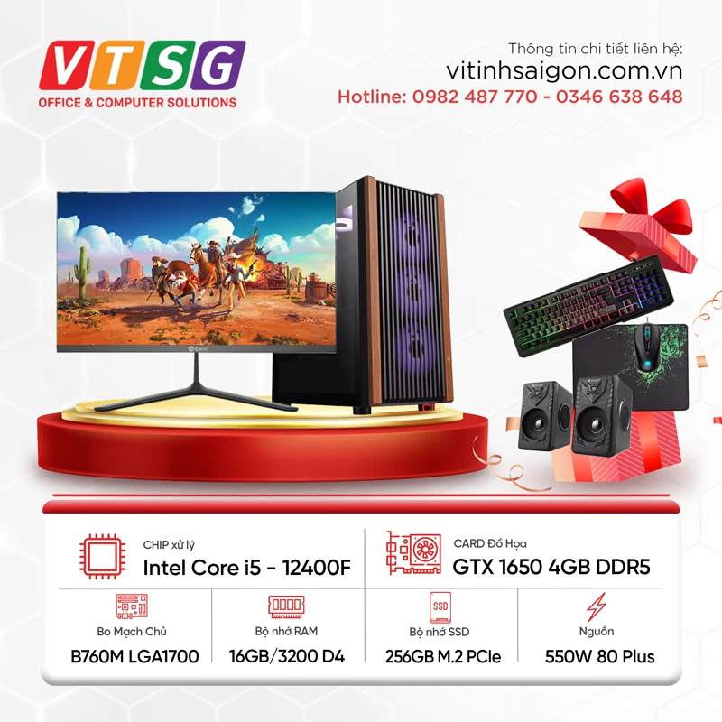 Máy Tính Gaming Thế Hệ 12 I5-12