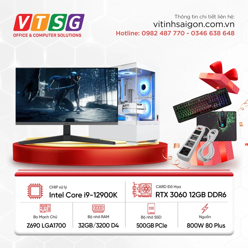 Máy Tính Gaming Thế Hệ 12 i9-12K
