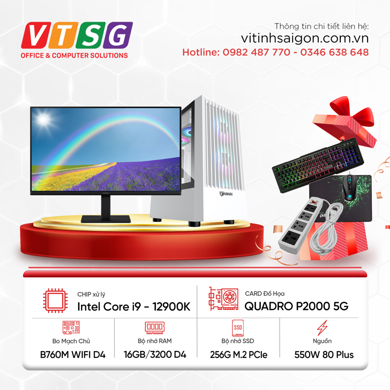 Máy Tính Thiết Kế Đồ Họa i9 - 12900K
