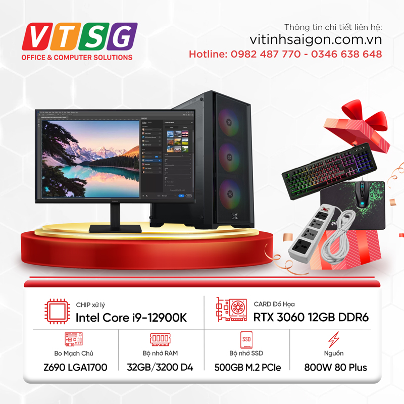 Máy Tính Thiết Kế Thế Hệ 12 I9-12K
