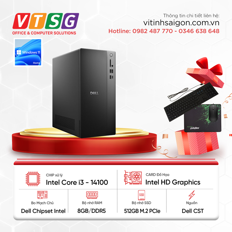 PC Dell Pro Tower Essential QVT1260