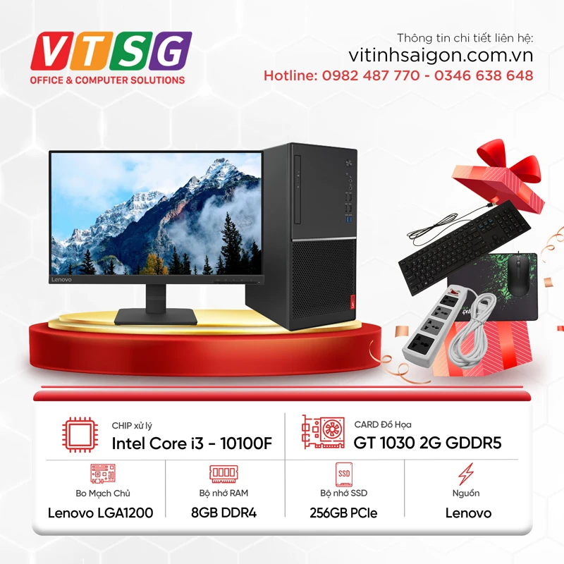 PC Đồng Bộ Lenovo Core I3-10F