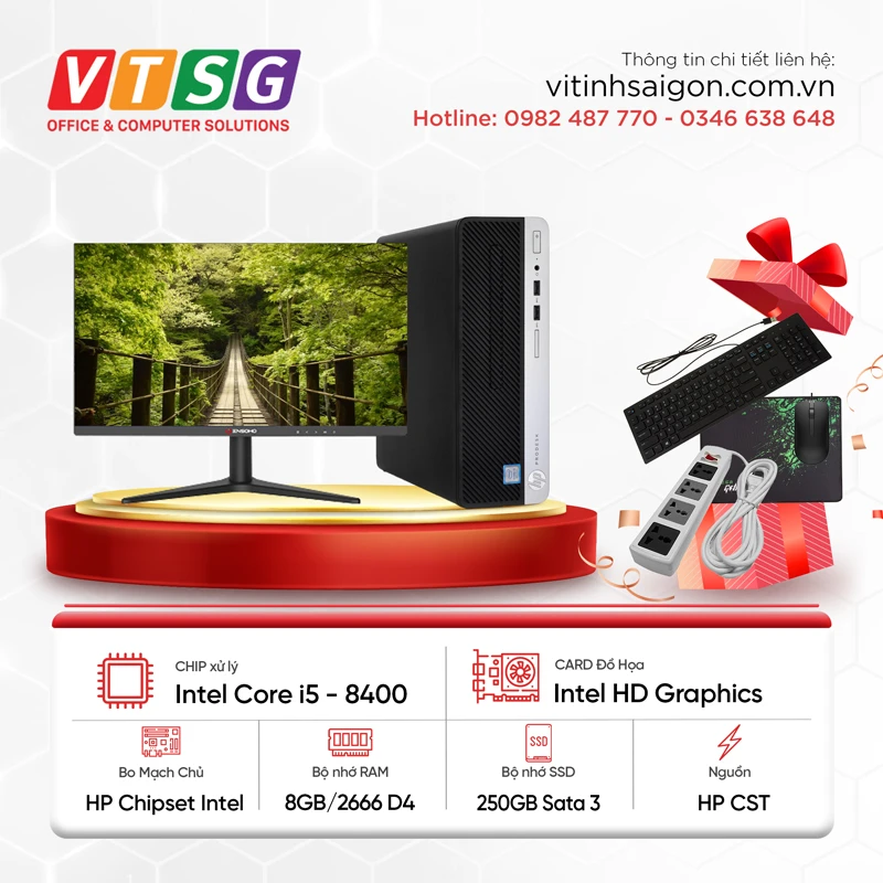 PC HP SFF 8TH i5 - Tặng kèm màn hình