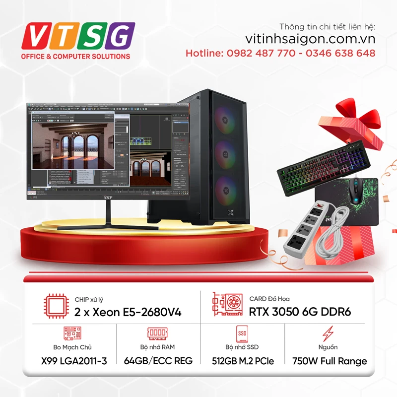 PC Workstation Dual Xeon V4