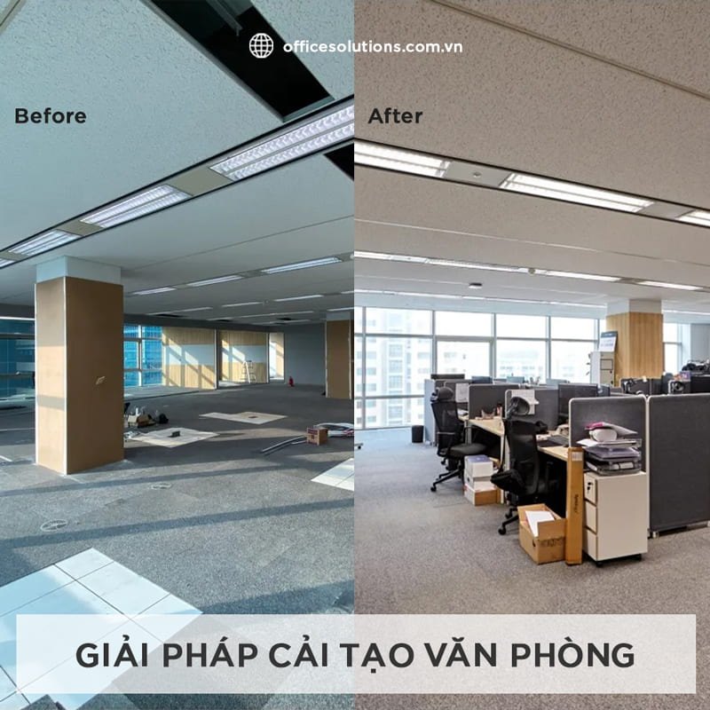 Giải pháp cải tạo văn phòng