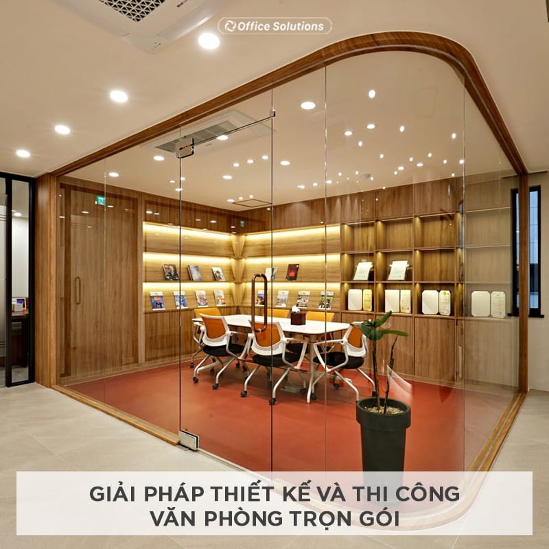 Giải pháp thi công và thiết kế văn phòng trọn gói