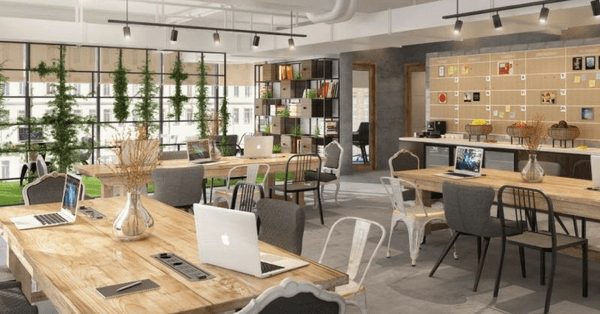 Văn phòng Co-working tạo cảm giác thoải mái