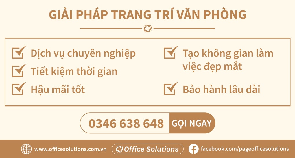 Lợi ích của giải pháp trang trí văn phòng