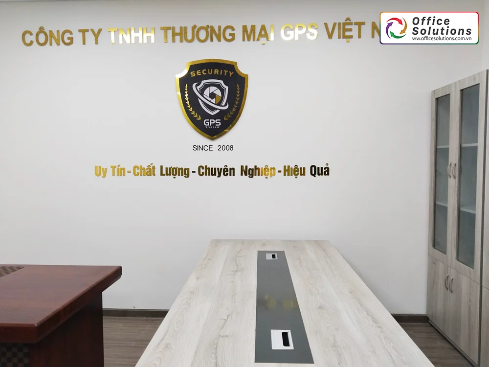 Hoàn thiện lắp đặt logo