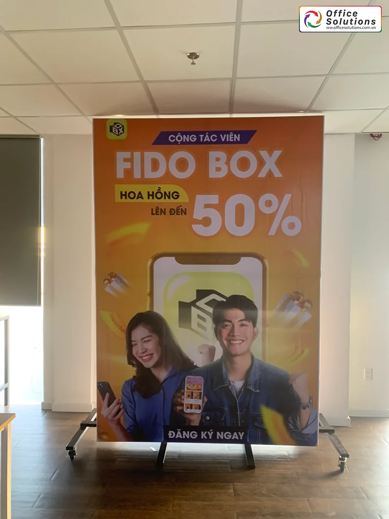 Thi công poster phòng họp công ty Toyar