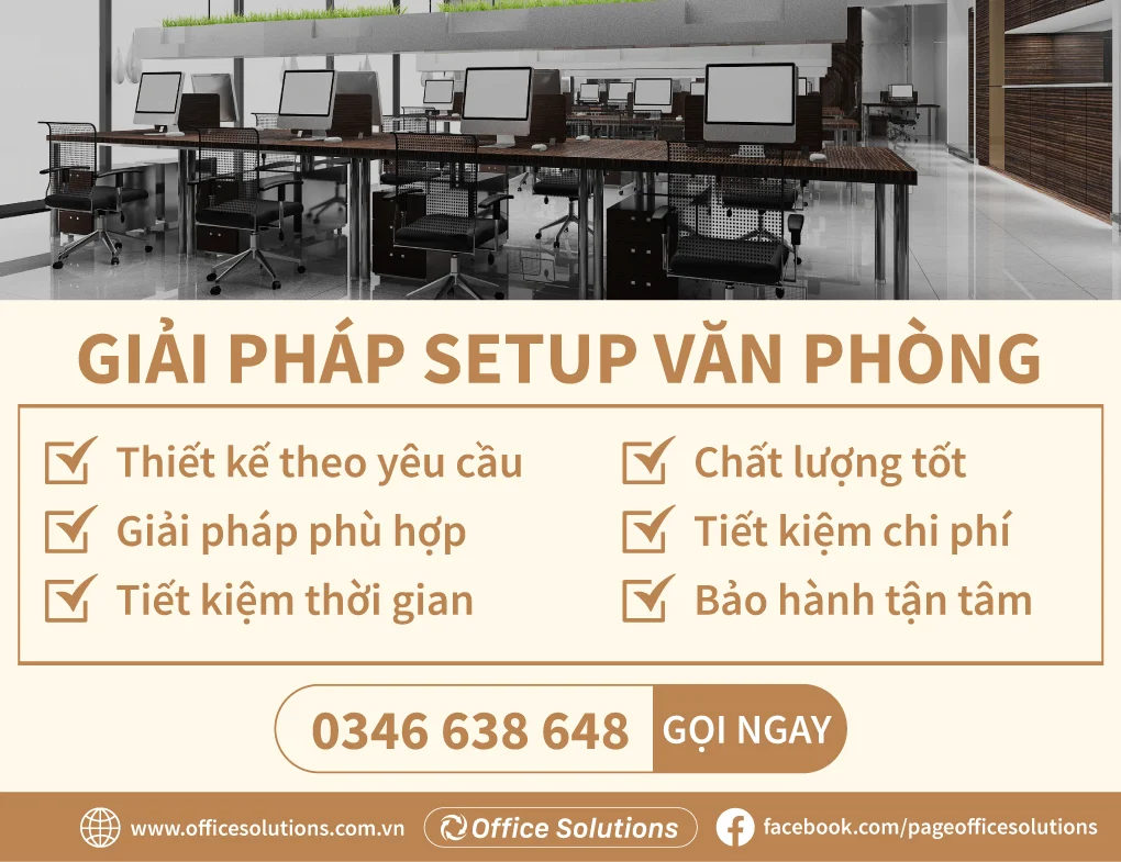 Lợi ích khi setup văn phòng