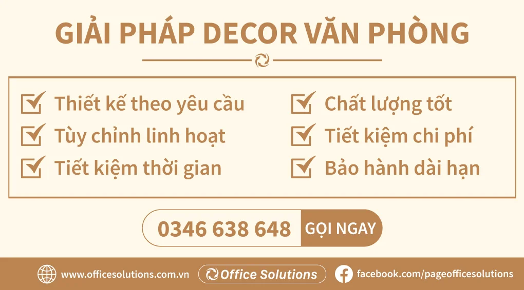 Lợi ích danh cho khách hàng khi decor văn phòng