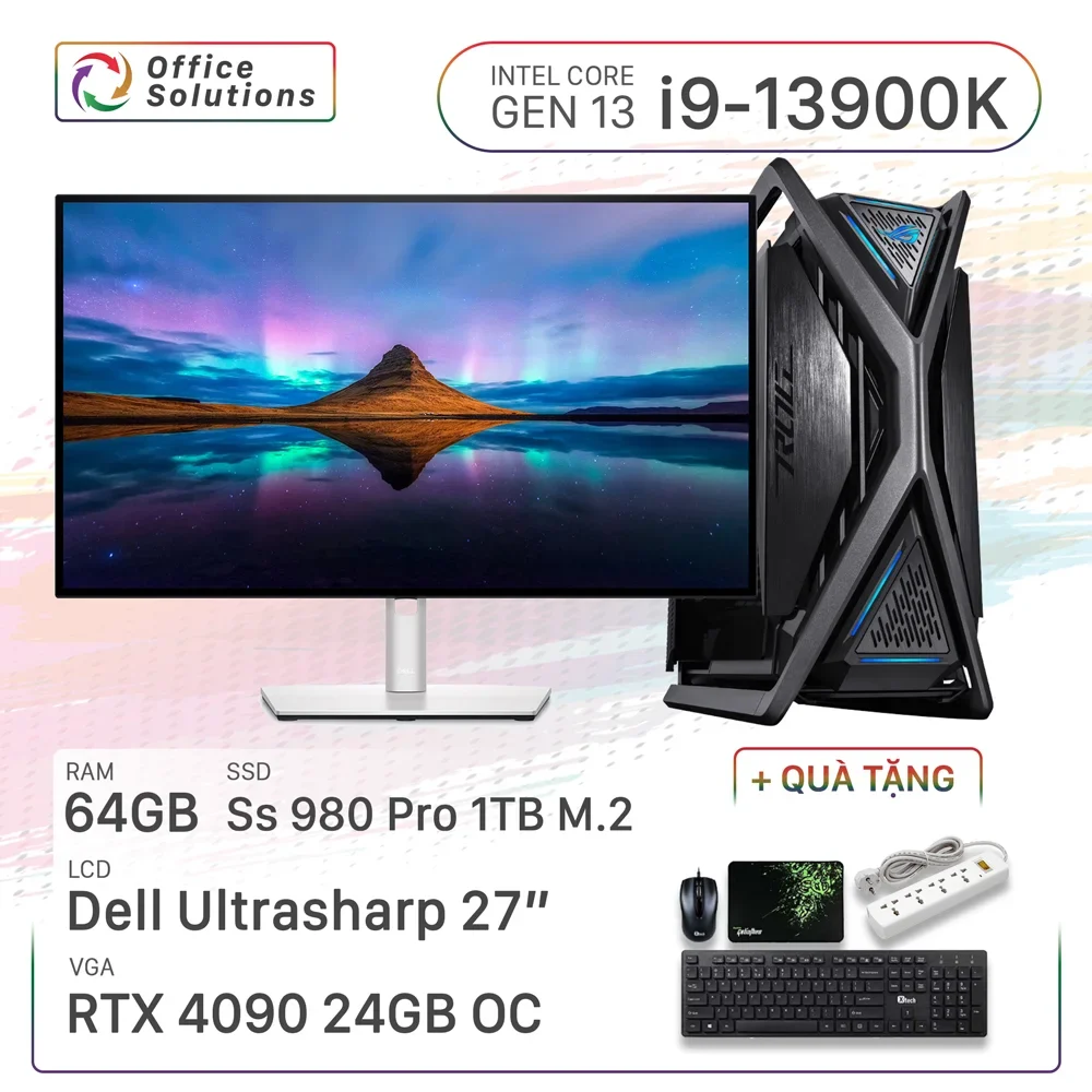 Máy Tính Đồ Họa Cao Cấp (i9/64GB/1TB/RTX 4090)