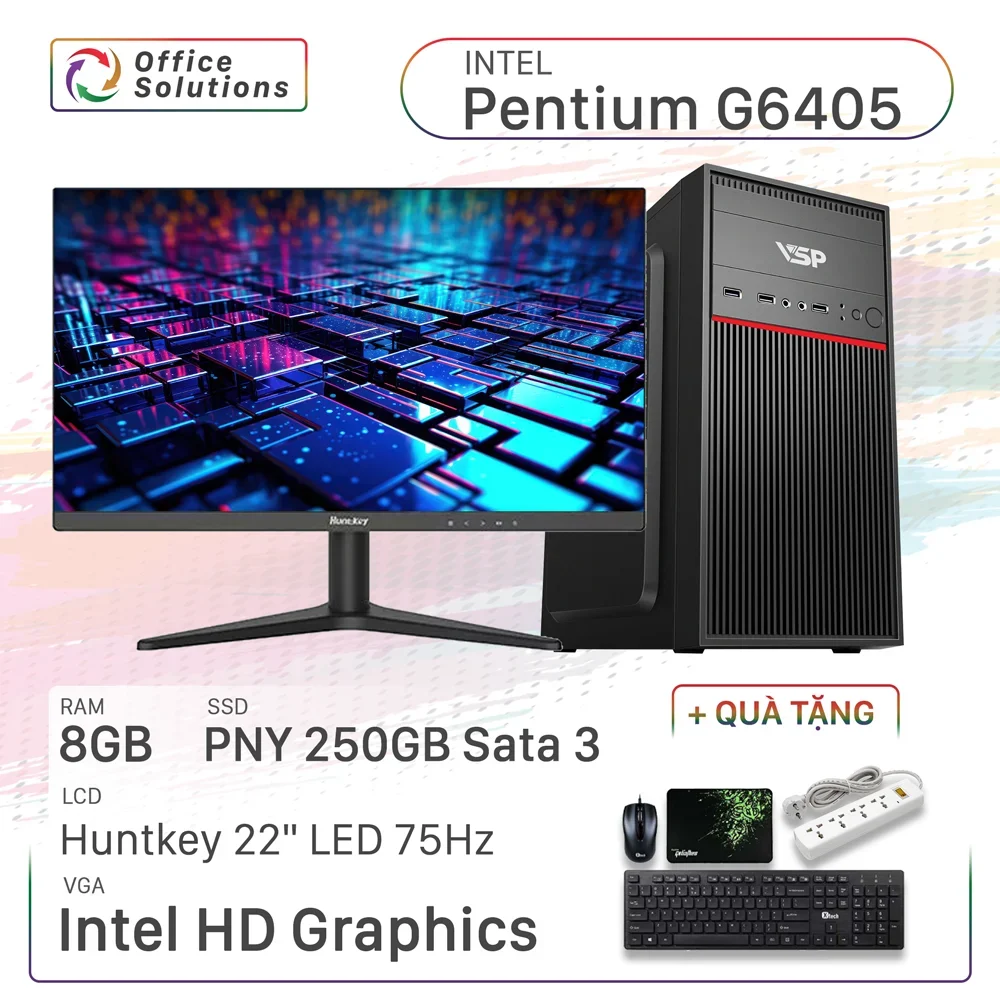 Máy Tính Văn Phòng Giá Rẻ (G6405/8GB/250GB)