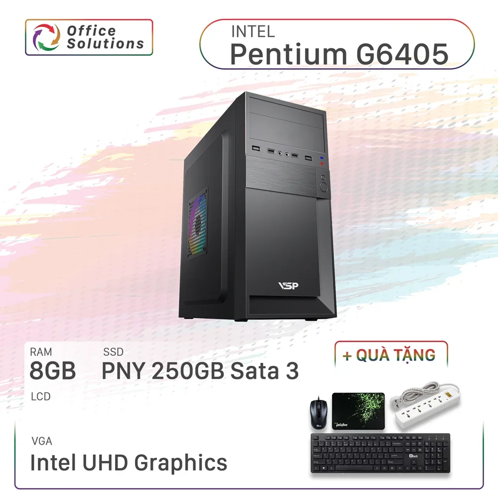 Máy Tính Văn Phòng Giá Rẻ (G6405/H410/8GB/250GB)