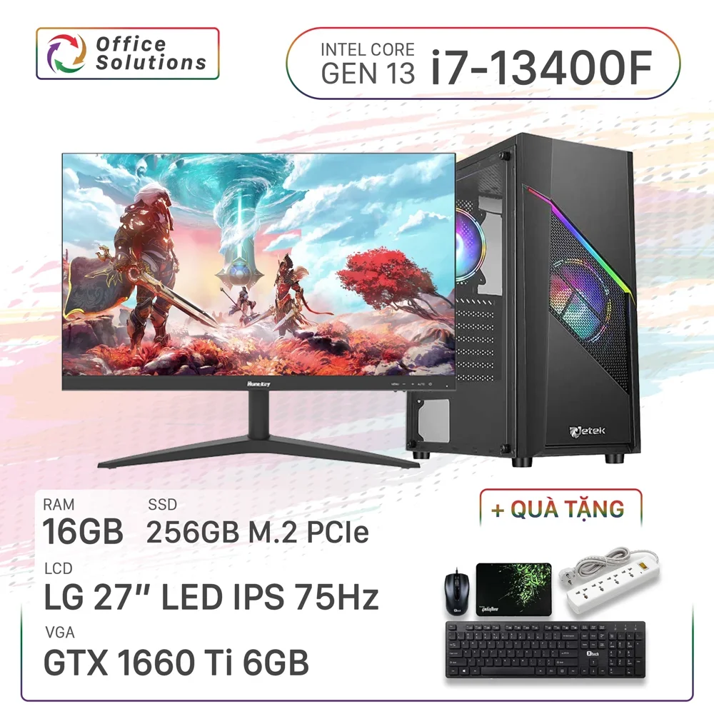 Máy Tính Đồ Họa (i5-13400F/16GB/256GB/GTX 1660 Ti)