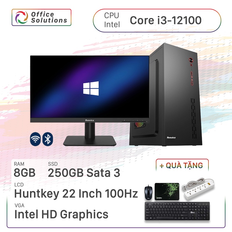 Máy Tính Văn Phòng Giá Rẻ (i3-12100/8GB/250GB)