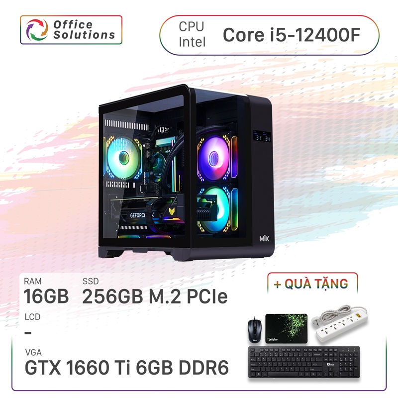 Máy Tính Đồ Họa (i5-12400F/16GB/256GB/GTX 1660 Ti)