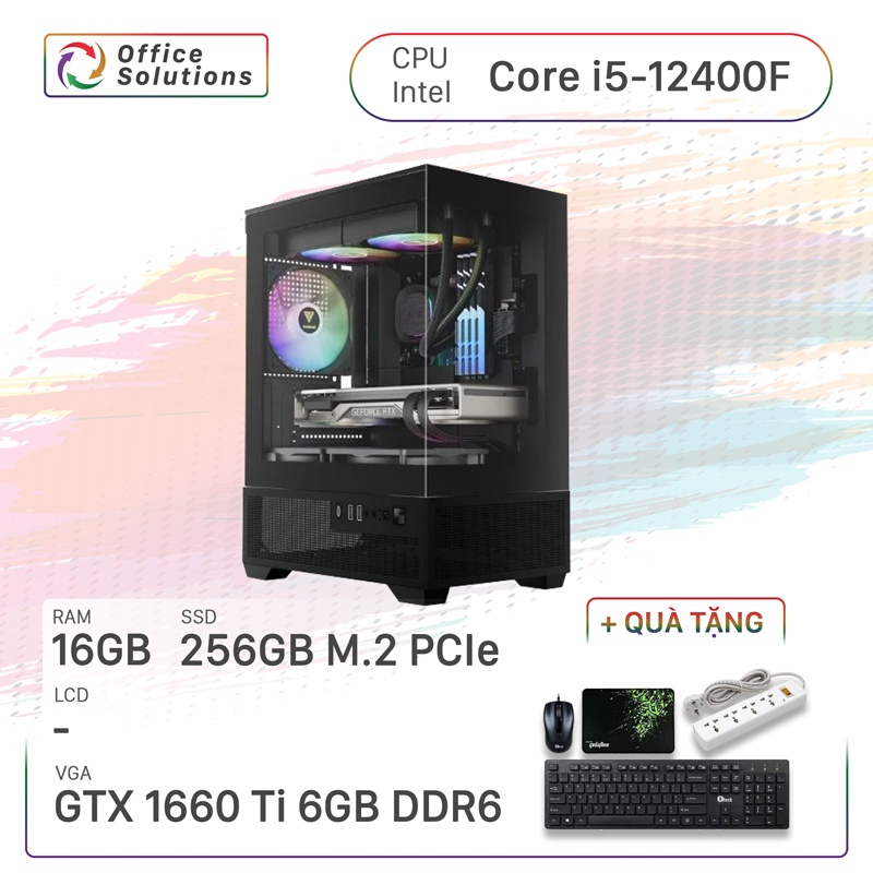 Máy Tính Đồ Họa (i5-12400F/16GB/256GB/GTX 1660 Ti)