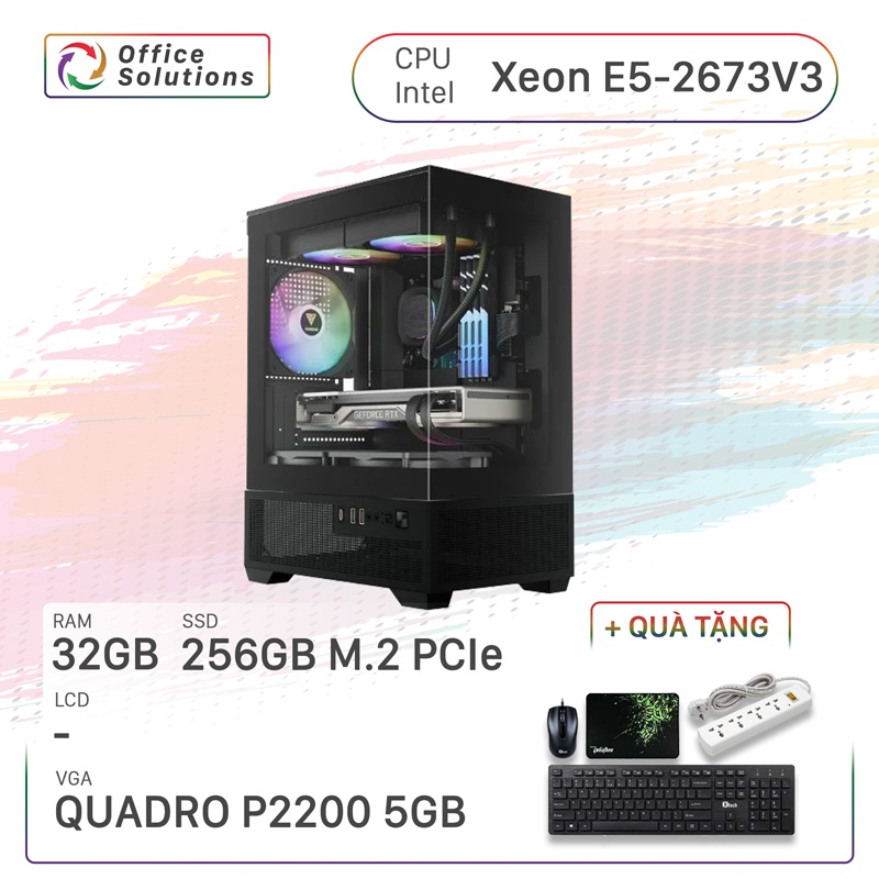 Máy Tính Đồ Họa Cao Cấp (E5/32GB/256GB/Quadro P2200)
