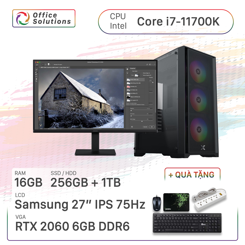 Máy Tính Đồ Họa Cao Cấp (i7/16GB/256GB/RTX 2060)