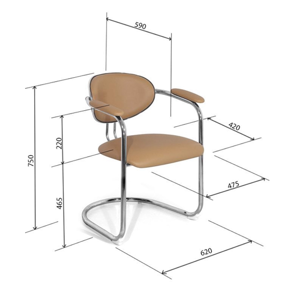 Kích thước ghế GQ16-M