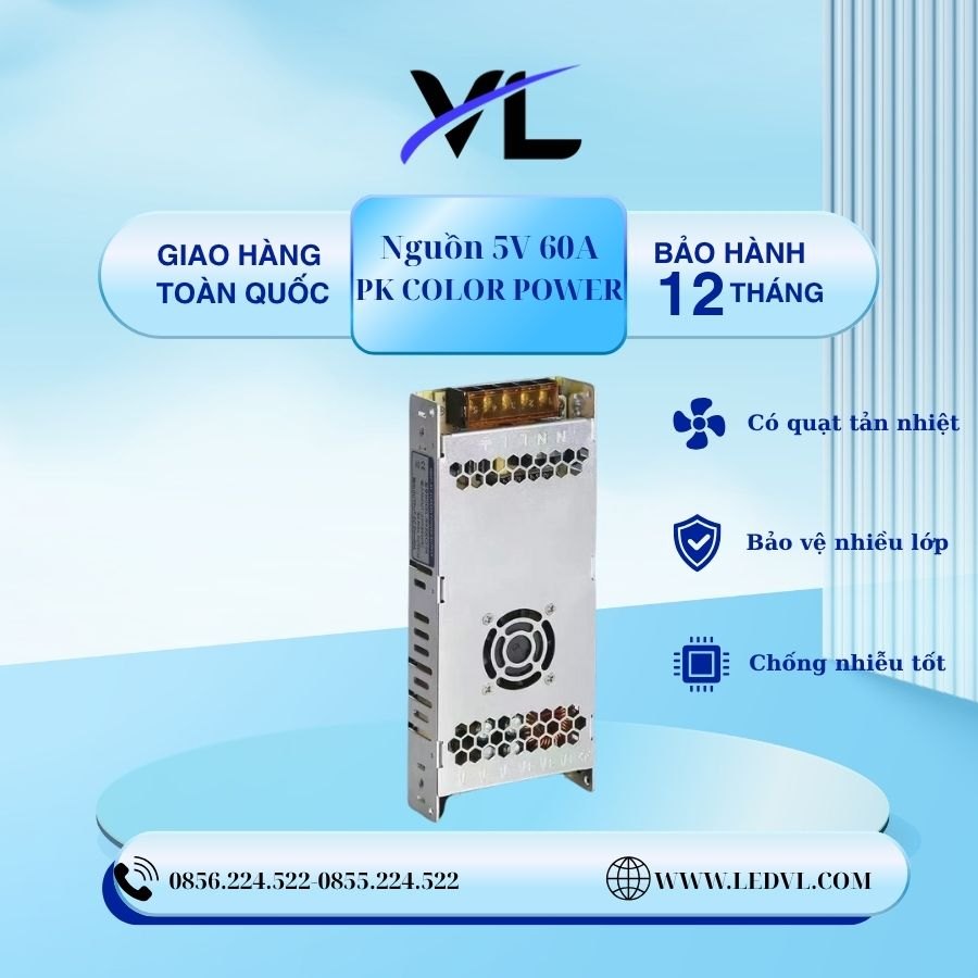 Nguồn 5V 60A PK