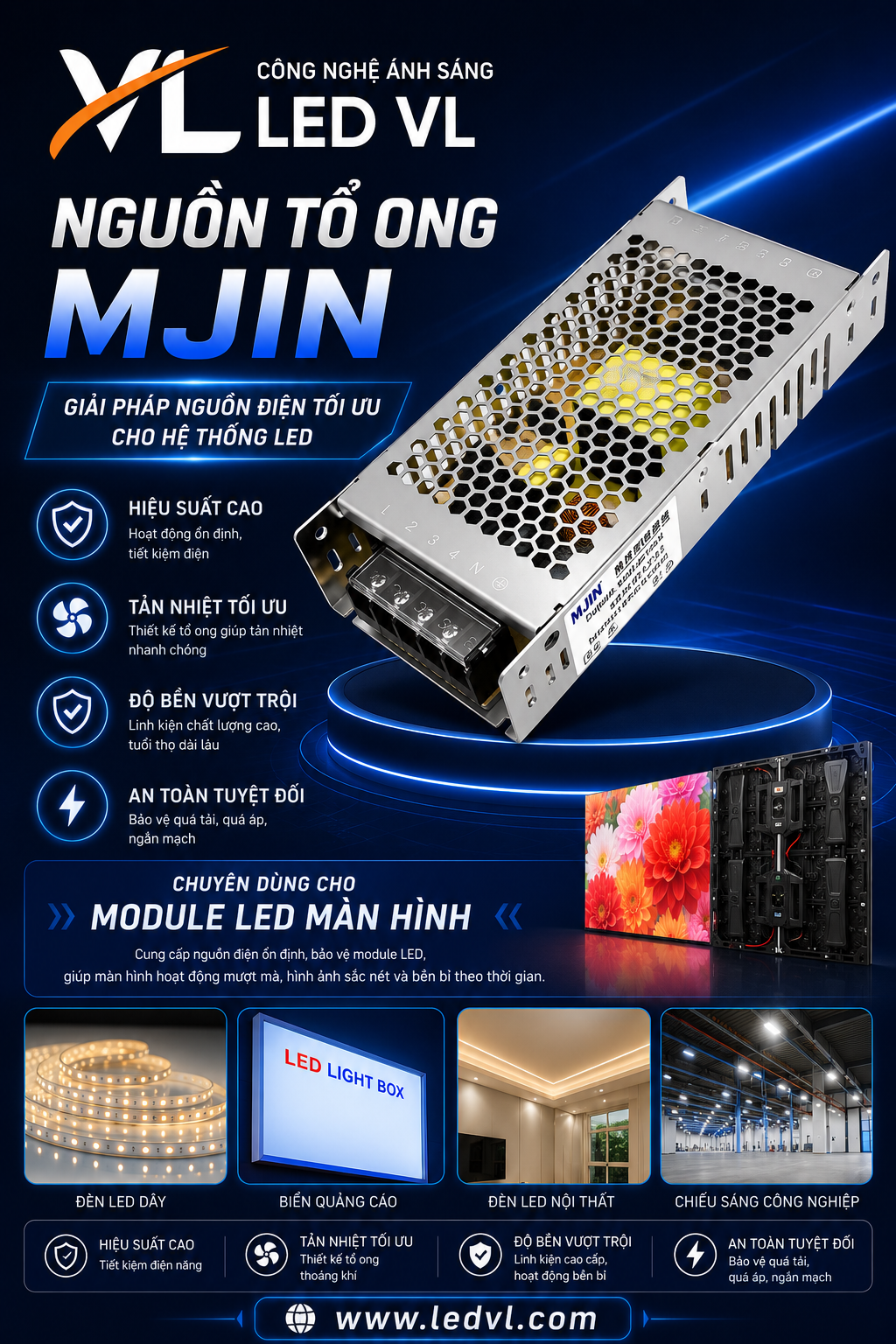 NGUỒN ĐIỆN 5V40A MJIN