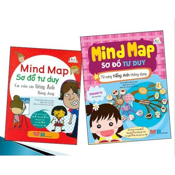 Mindmap sơ đồ tư duy - Combo 2 quyển - Đinh Tị-duoc-ban-tai-Nhà sách Hạnh Phúc