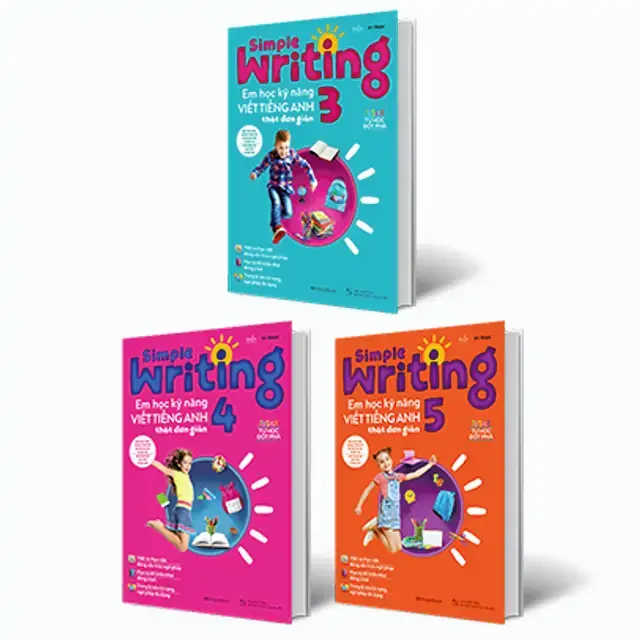 Simple Writing - Em học kỹ năng viết Tiếng Anh thật đơn giản 3,4,5 - Combo 3 quyển (Giá bìa: 204.000)-duoc-ban-tai-Nhà sách Hạnh Phúc