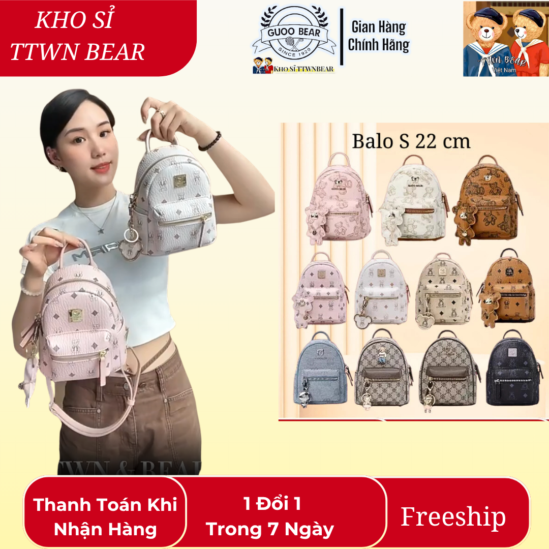 Balo sz S - 22cm 2 dây tháo rời