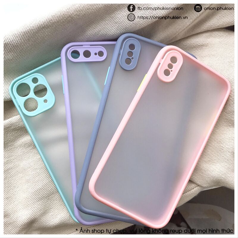 Ốp nhám bảo vệ camera pastel