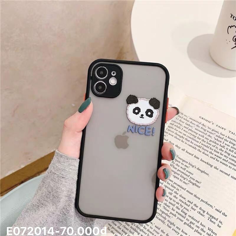 6/6s Plus - Ốp Panda Viền Đen