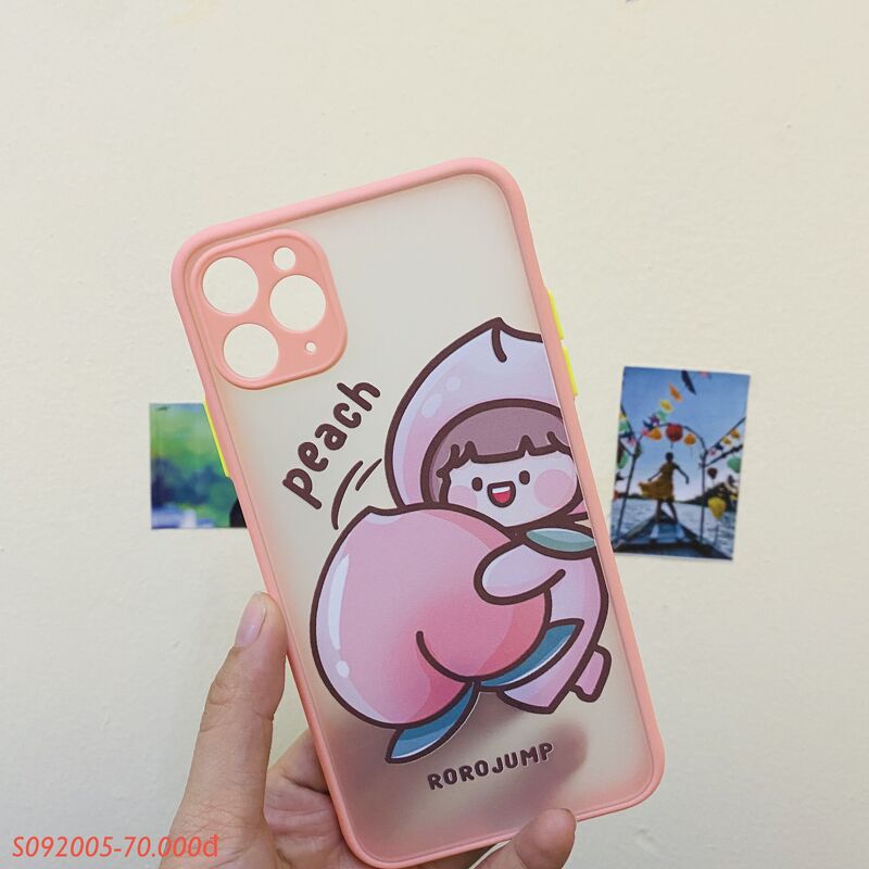 6/6s Plus - Cô Bé Đào 1 Trái Viền Hồng