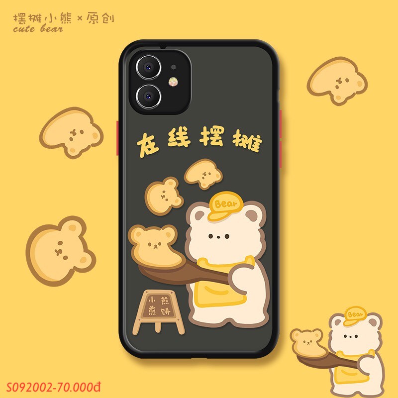 Xr - Ốp Gấu Bear Viền Đen