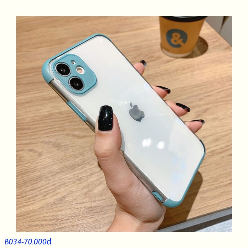 Ốp viền silicon bảo vệ camera - Xanh Ngọc - iPhone 11