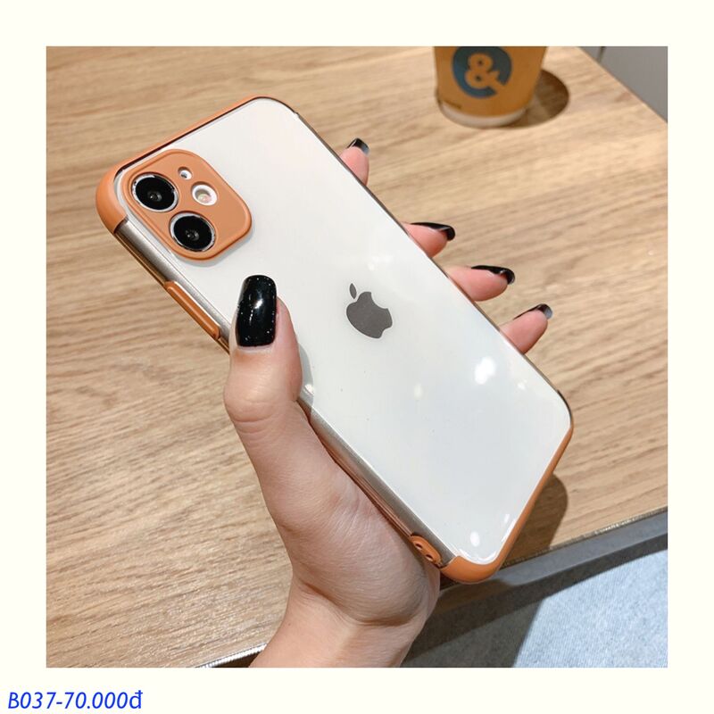 Ốp viền silicon bảo vệ camera - Nâu Sữa - XsMax