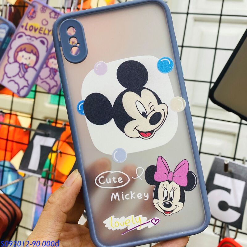 X/Xs - Ốp MIckey Viền Xám