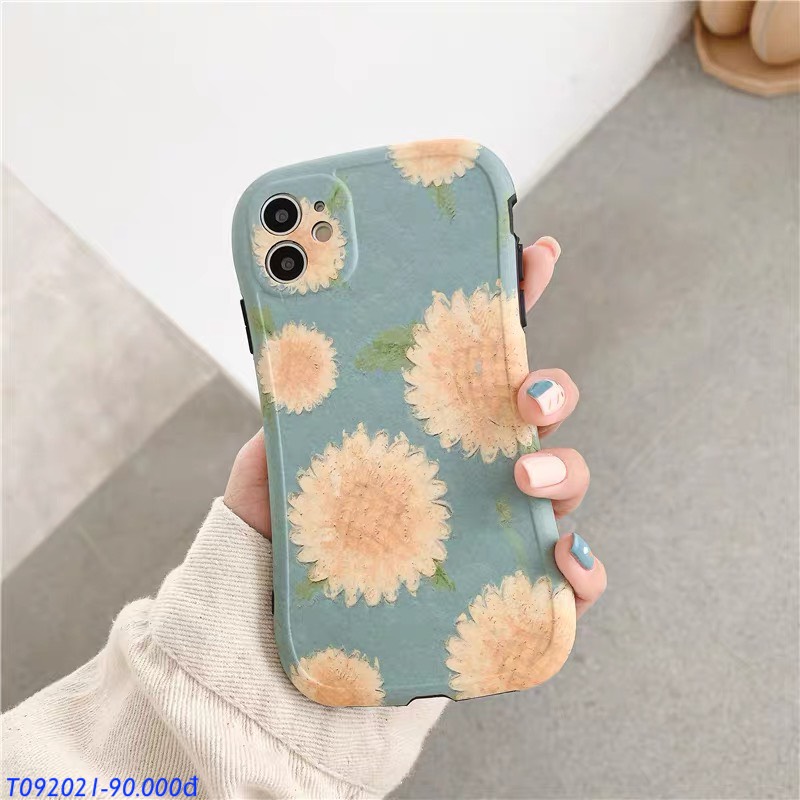6/6s - Ốp Hoa Hướng Dương Nhiều Bông