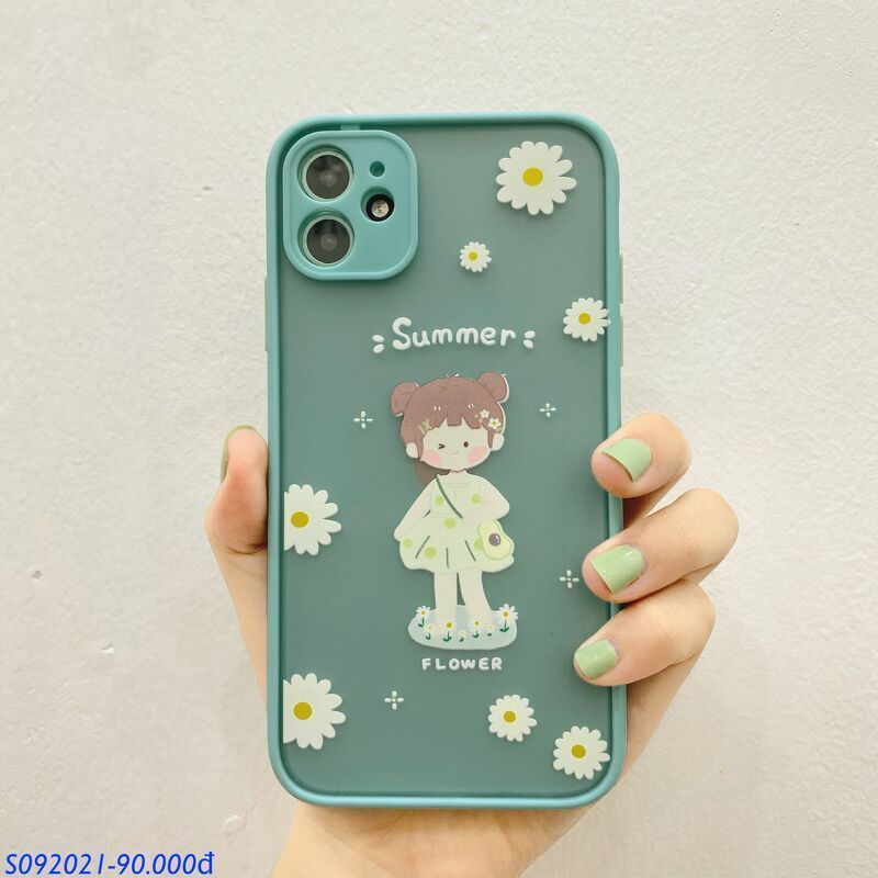 6/6s Plus-Ốp Những Cô Gái Bím Tóc - Xanh Ngọc