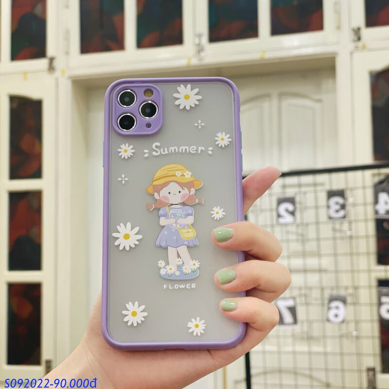 iPhone 11 - Ốp Những Cô Gái Bím Tóc - Tím