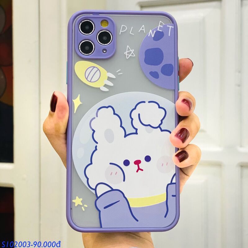 7/8 Plus - Ốp Thỏ Viền Tím