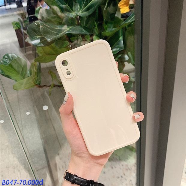 6/6s Plus - Ốp Silicon trơn chống va đập - Trắng