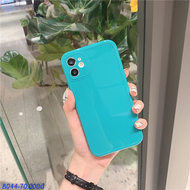 7/8 Plus-Ốp Silicon trơn chống va đập - Xanh