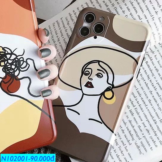 6/6s Plus - Ốp Girl Nón Xám