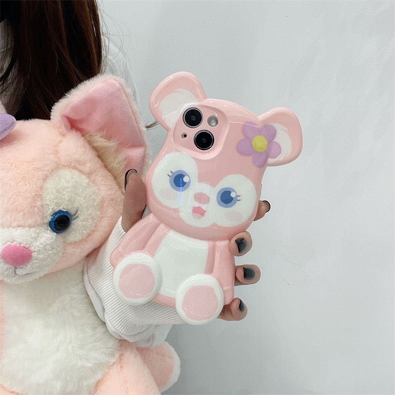 Ốp Thỏ Hồng 3D