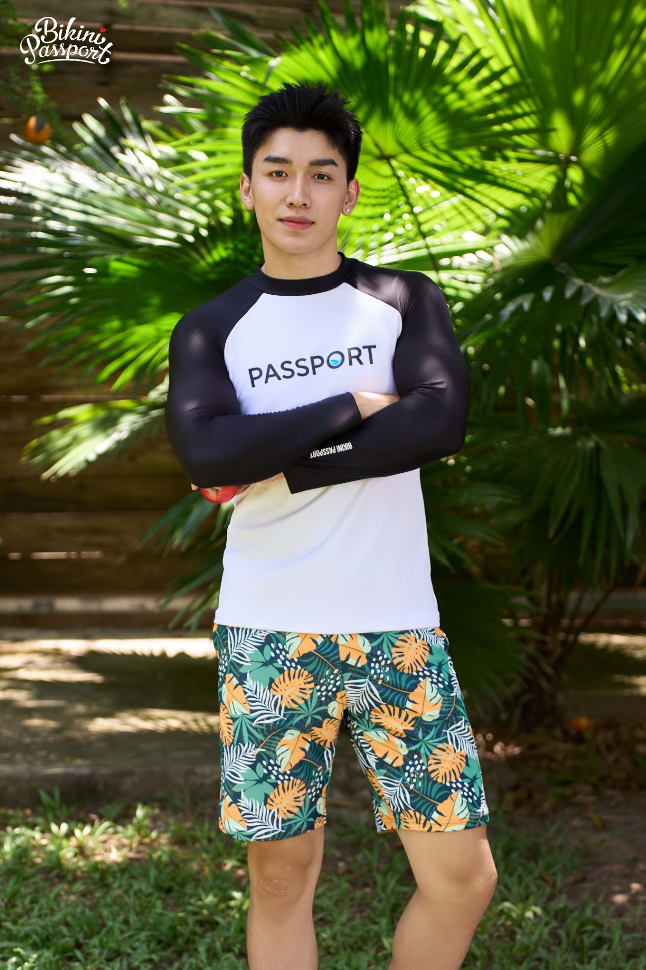 Quần bơi Nam BIKINI PASSPORT kiểu dáng Dài- màu Xanh lá cây